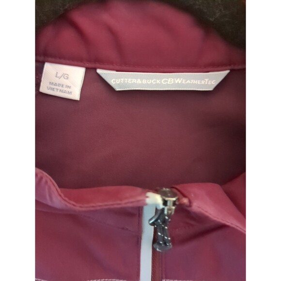 Cutter and Buck Men's Jacket LG Arizona State Sun Devils Quarter Zip Windbreaker - Picture 6 of 9